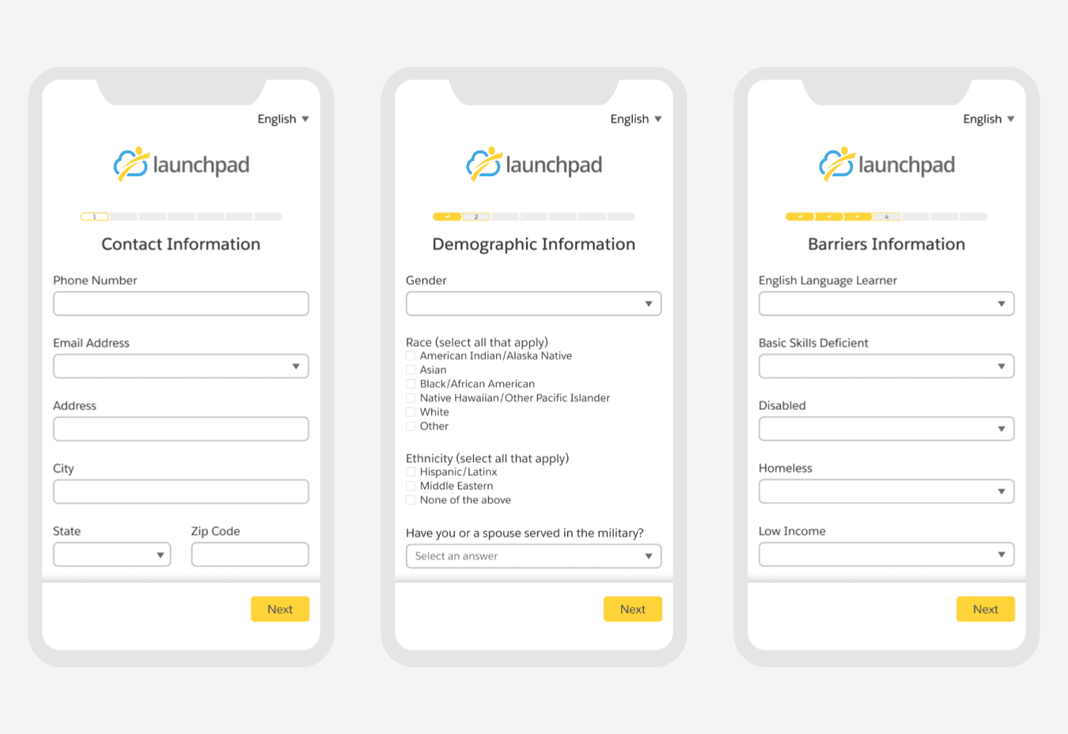 Launchpad - Common Intake Form