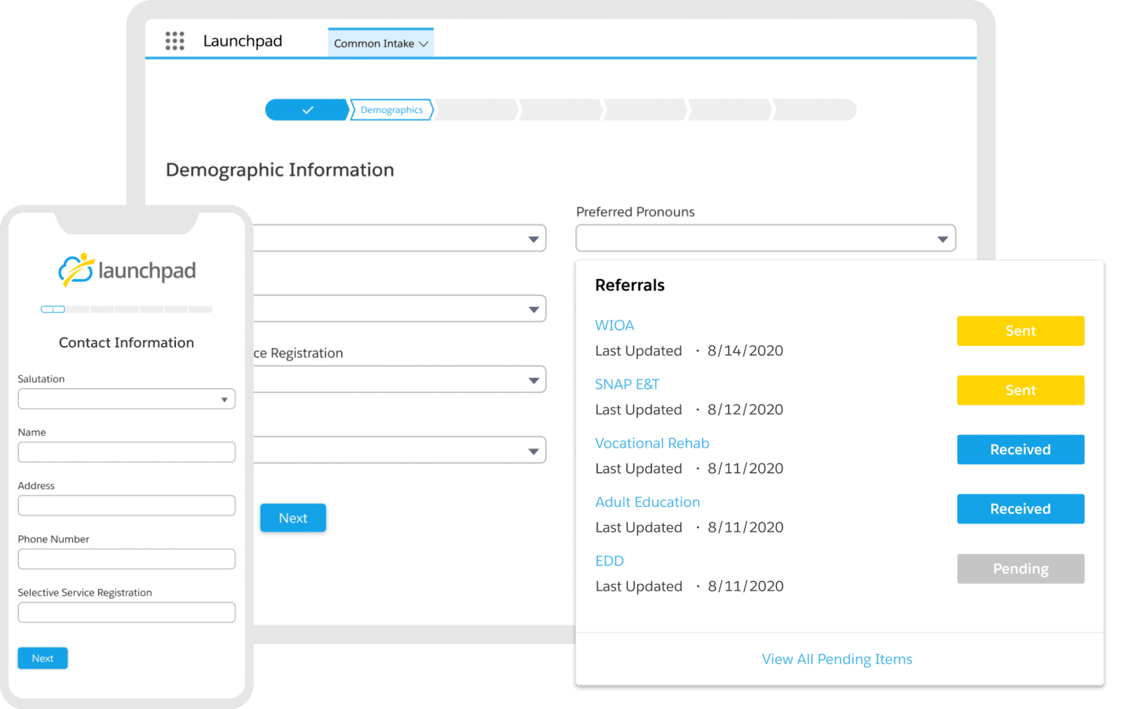 Launchpad | Common Intake